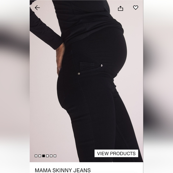 H&M Full Panel Maternity Jeans - Picture 2 of 5